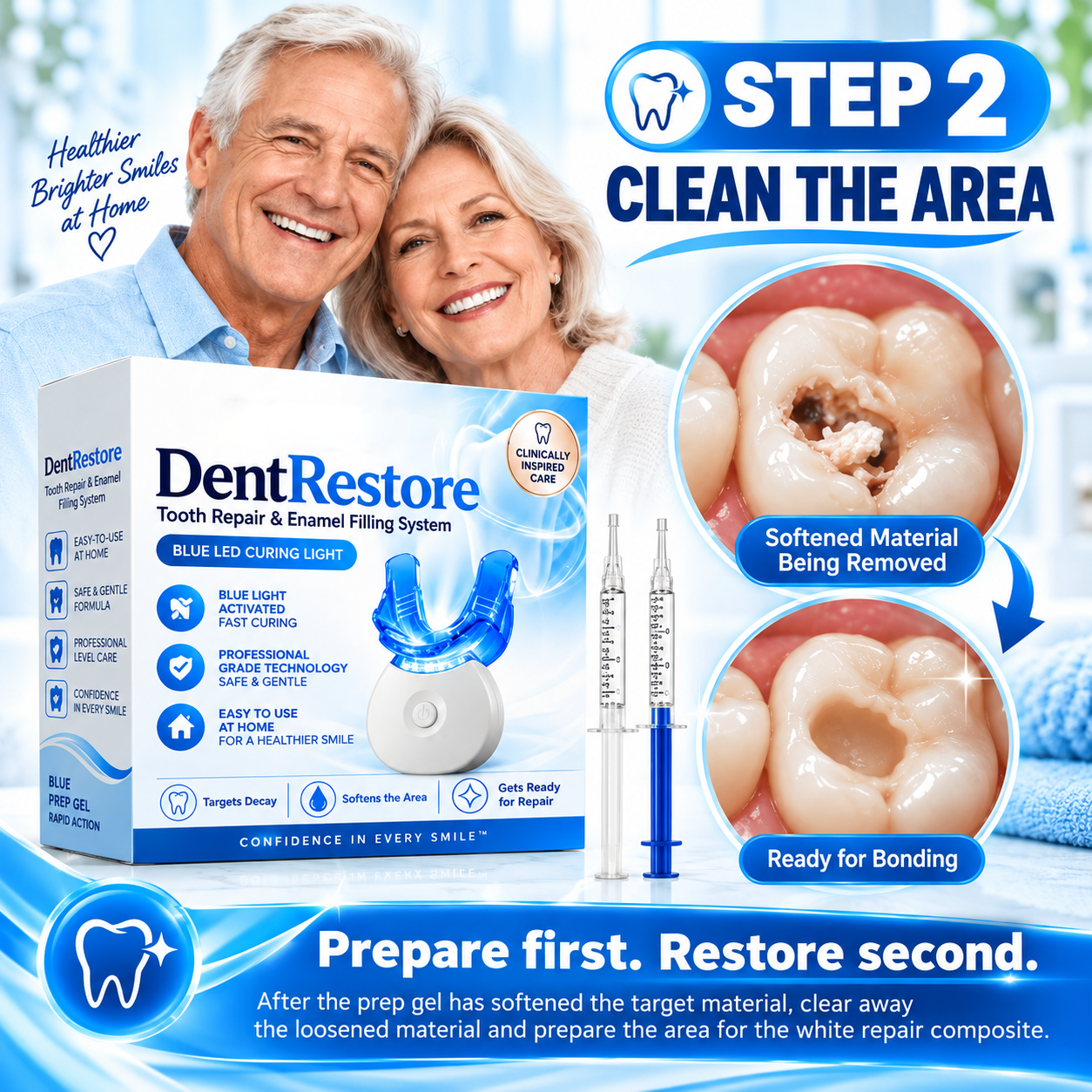 DentRestore cleaning step