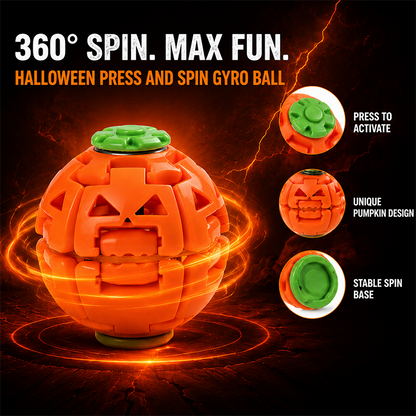 🔥Halloween press and spin gyro ball