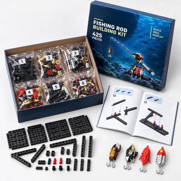 Mechanical Fishing Rod & Reel Building Kit