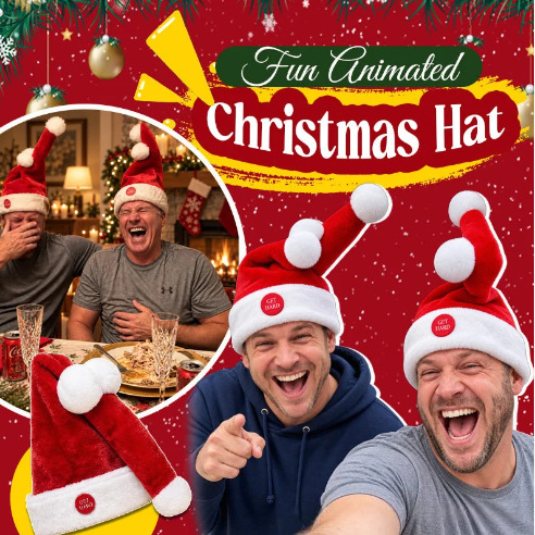 🎅 Singing & Dancing Santa Hat – The Christmas Hat That Steals the Party