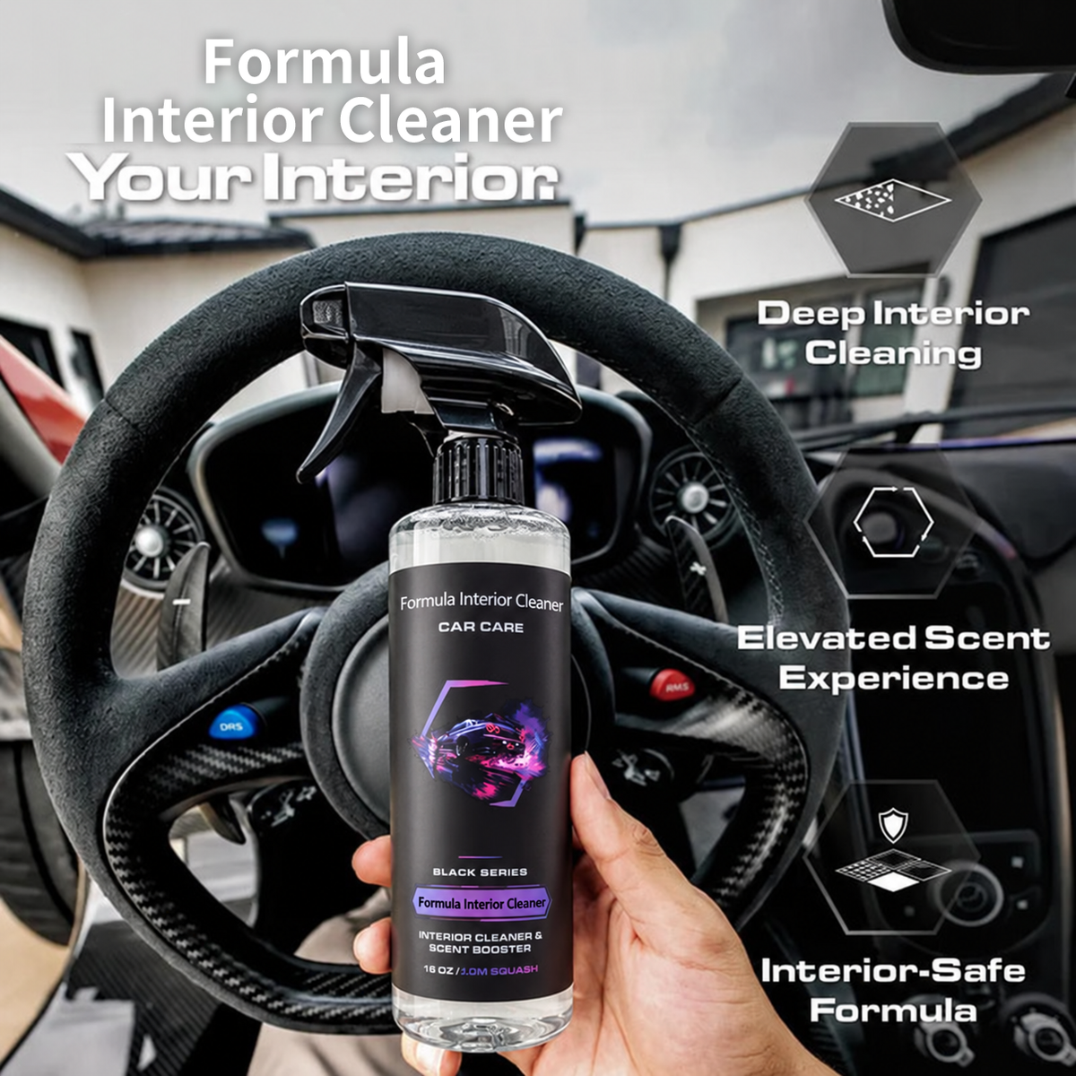 🔥 🚗 Gentle APC Formula Interior Cleaner,Safe on Leather, Suede, Luxury Furniture