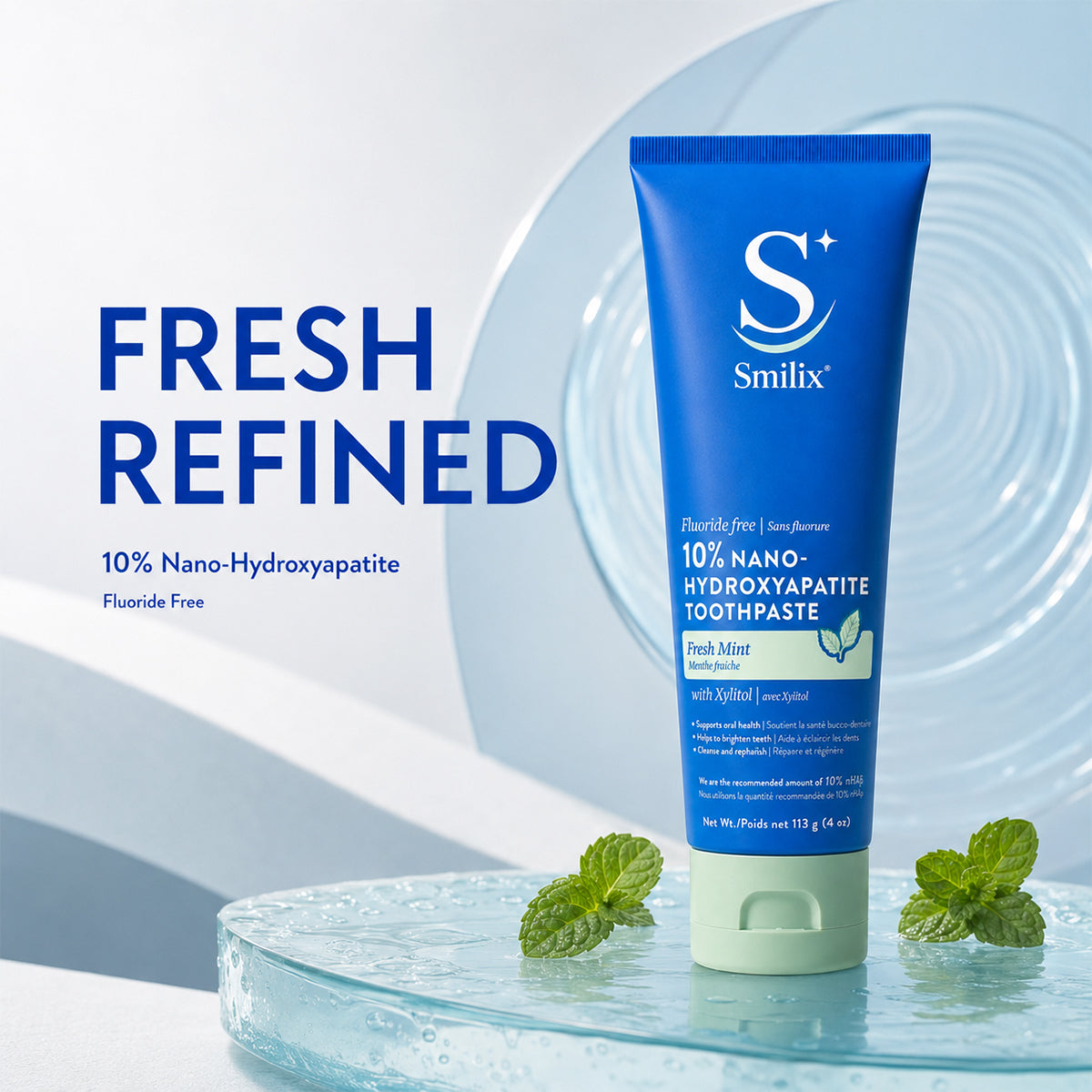 Fluoride Free Nano Hydroxyapatite Toothpaste with Fresh Mint