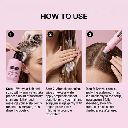 Rosemary PDRN Hair Growth & Scalp Care Set