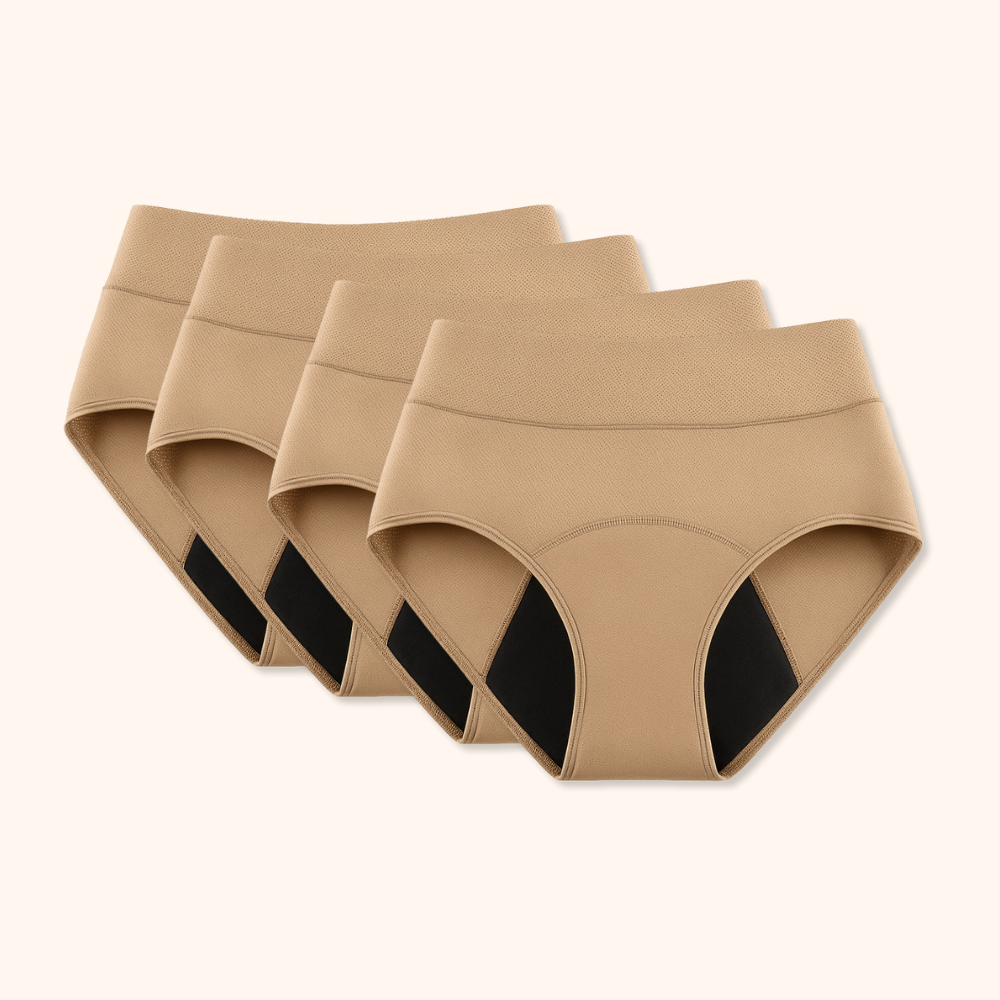 lookscene 100% Leak-Proof Underwear That Won't Let You Down for Women 60+ (4-Pack)