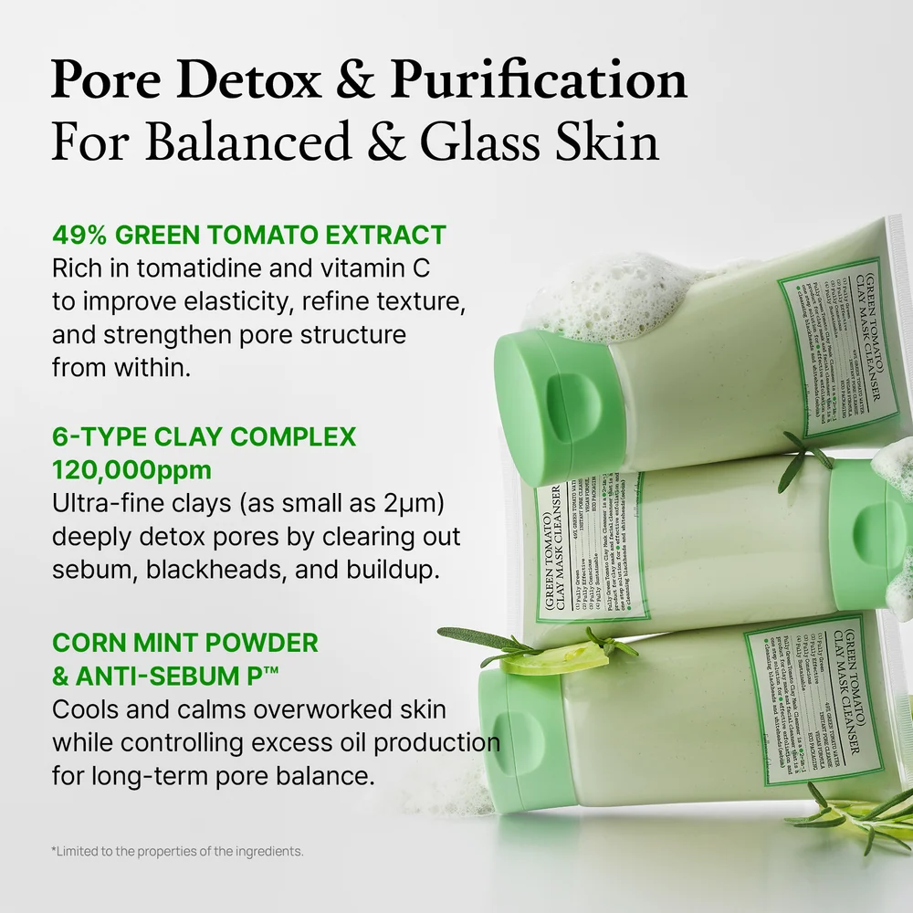(Green Tomato) Clay Mask Cleanser