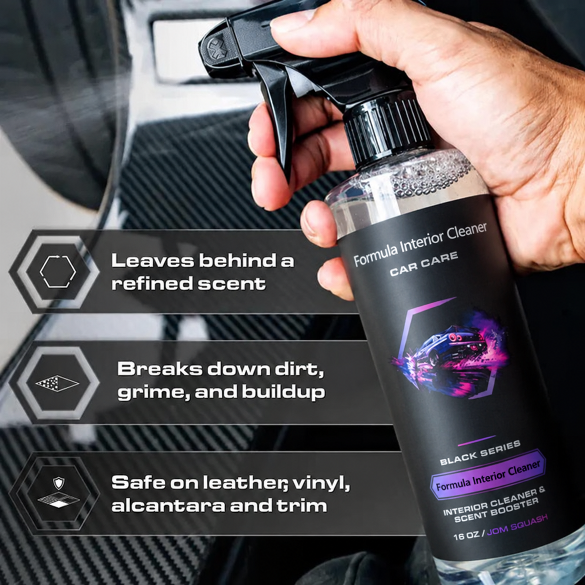 🔥 🚗 Gentle APC Formula Interior Cleaner,Safe on Leather, Suede, Luxury Furniture