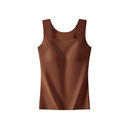 U Neck Shapewear Built-in Bra Tank