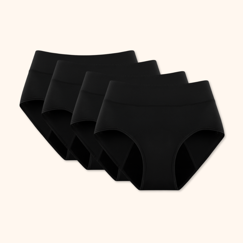 lookscene 100% Leak-Proof Underwear That Won't Let You Down for Women 60+ (4-Pack)
