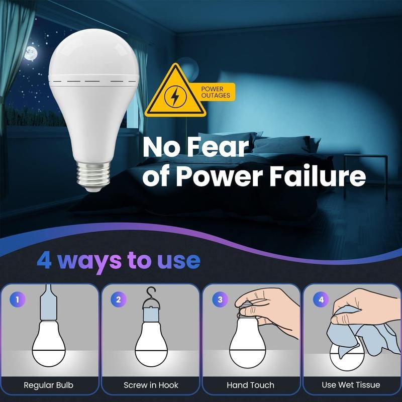🎁🔥Rechargeable Emergency Light Bulbs