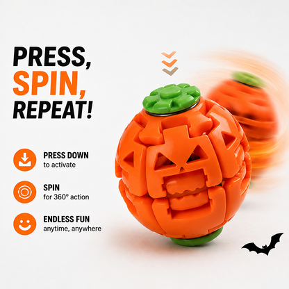 🔥Halloween press and spin gyro ball