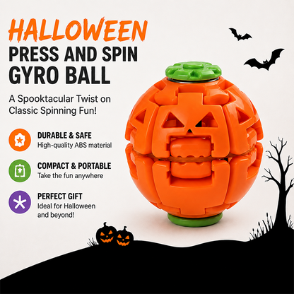 🔥Halloween press and spin gyro ball