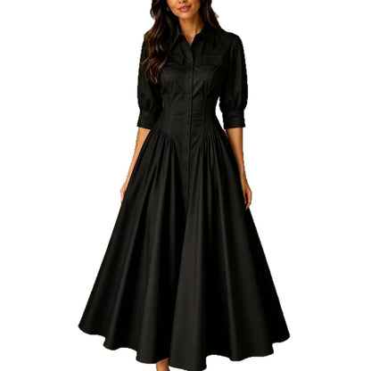 Structured Shirt Midi Dress
