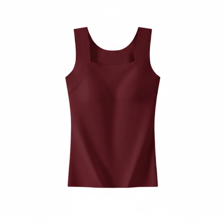 U Neck Shapewear Built-in Bra Tank
