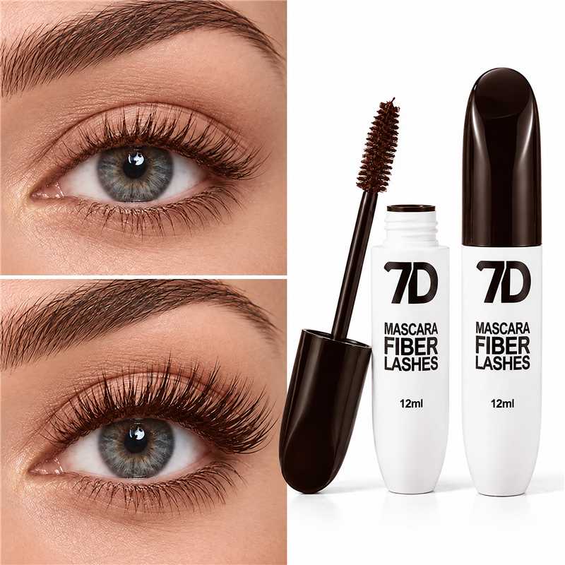 7D Silk Fiber Black Lengthening Mascara - Adult Beauty Makeup✨