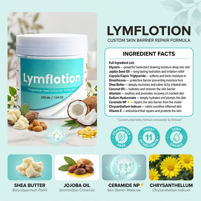 Fragrance-Free Non-Greasy Anti-Itch Ceramide NP Leg Lotion For Dry, Red, Sensitive, Discolored, Weeping