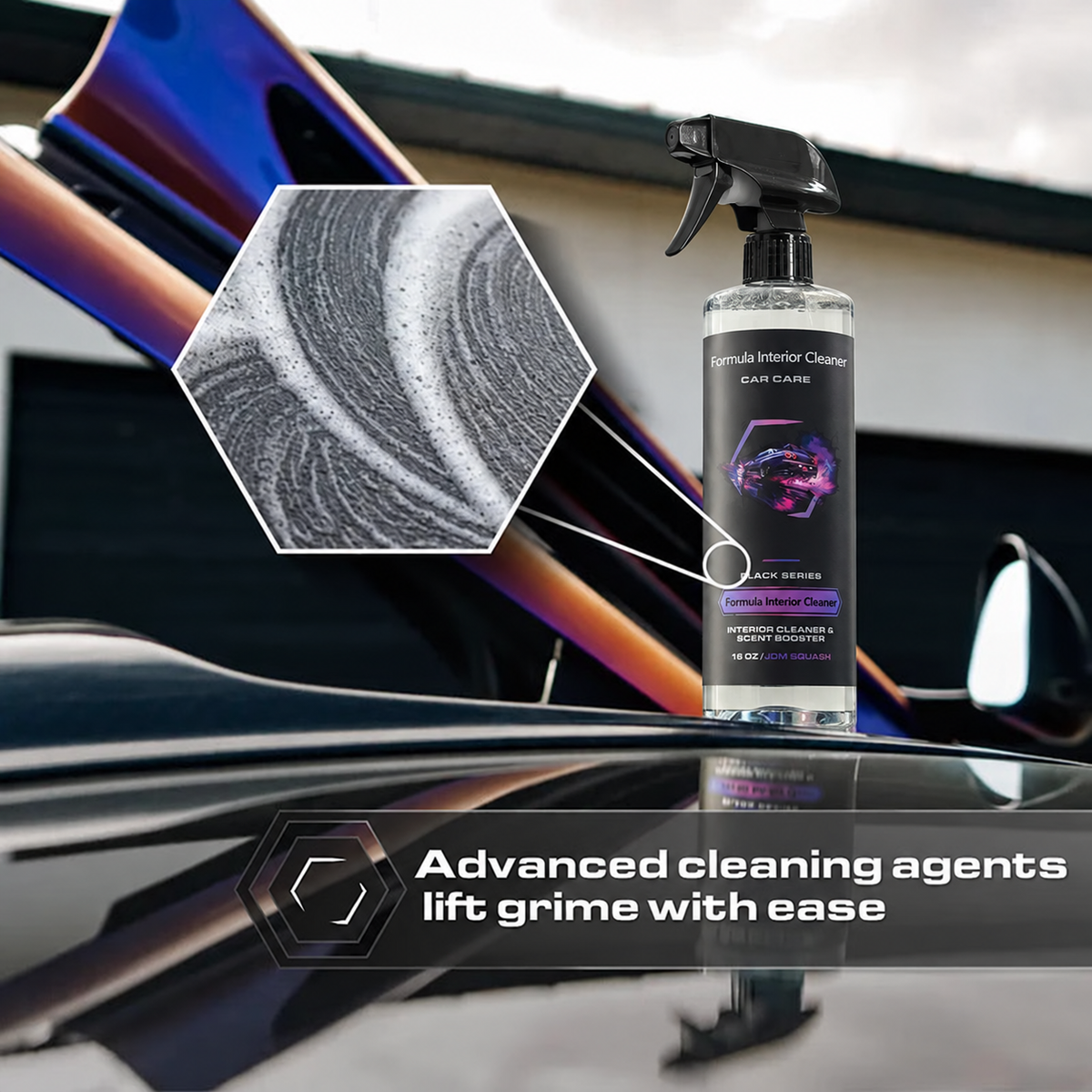 🔥 🚗 Gentle APC Formula Interior Cleaner,Safe on Leather, Suede, Luxury Furniture