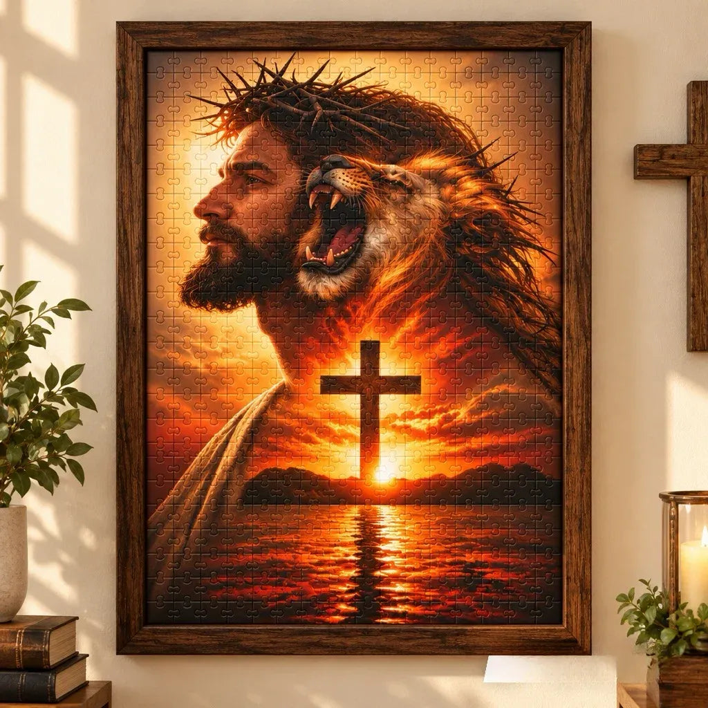 📌✝️ He Reigns — DIY Christian Jigsaw Puzzle👑