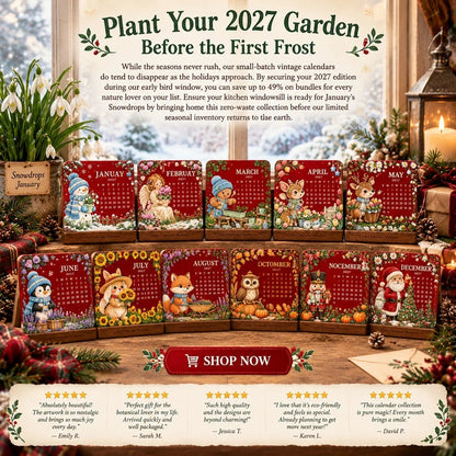 🎄🗓️ Christmas Limited-Edition — 🪴✨ Eco-Friendly Plantable “Timeless” Seed Calendar 2027