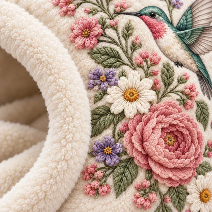 Women's Floral 3 in 1 Fleece Lined Winter Hood
