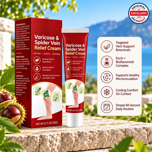 Varicose & Spider Vein Relief Cream