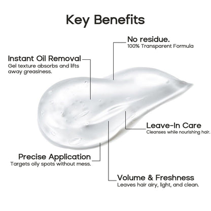 Leave-in Light Hair Dry Shampoo Gel